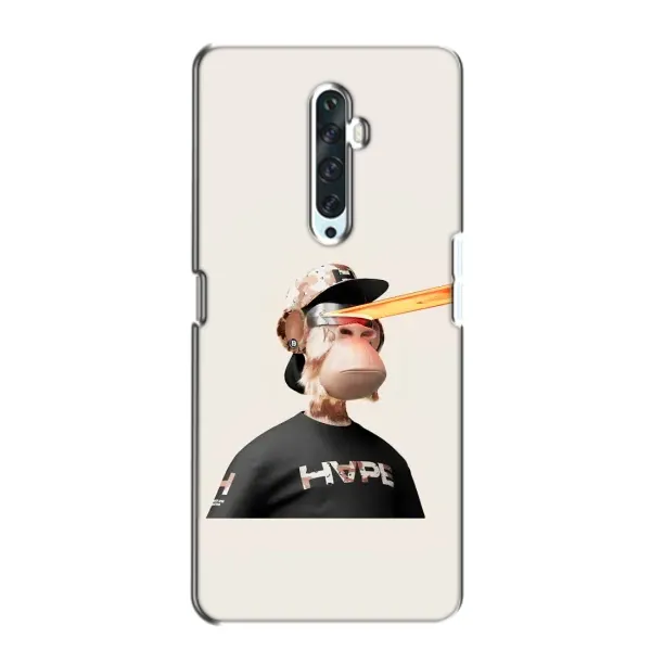 Чехол с принтом «обезьяна NFT в очках» для OPPO Reno 2Z