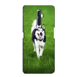 Чохол з Хаскі Oppo Reno 2Z - (AlphaPrint) (Радісний Хаскі)