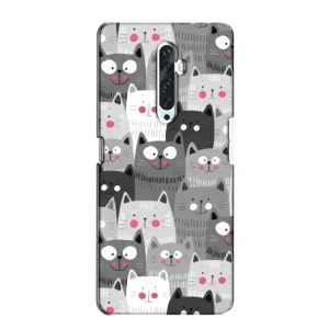 Чохли з Котиками для Oppo Reno 2Z (VPrint) (Мальовані котики)