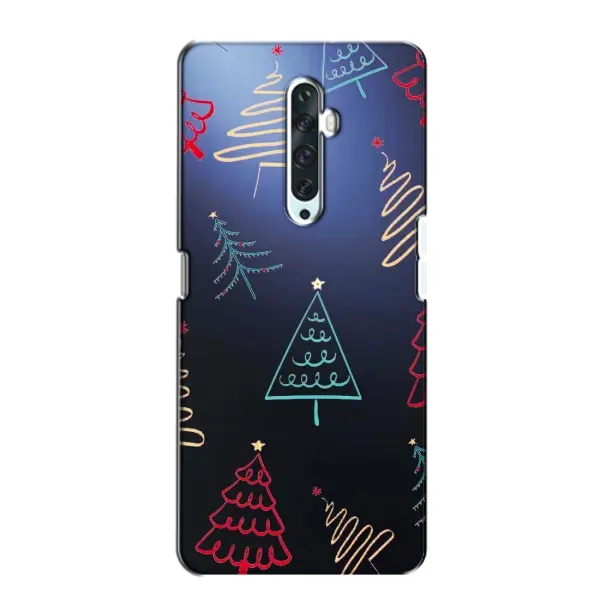 Чохол з принтом «Різдвяні ялинки» для OPPO Reno 2Z Чохол з принтом «Різдвяні ялинки» для OPPO Reno 2Z