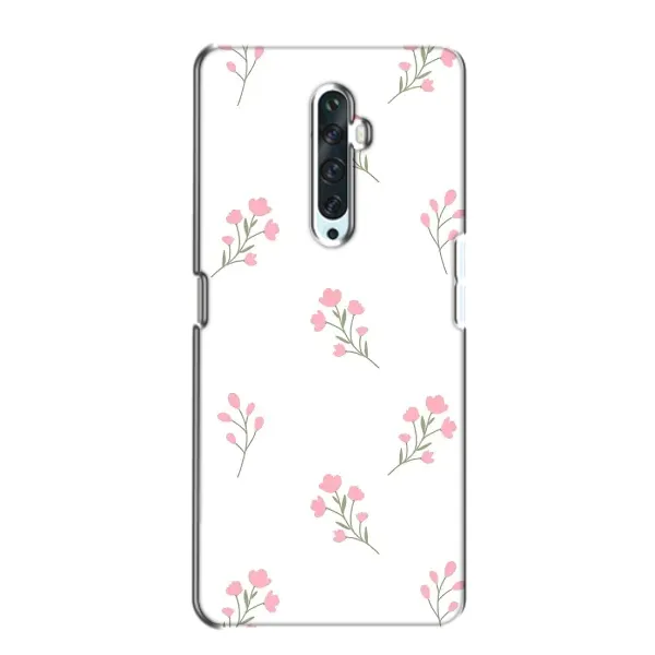 Чохол з принтом «Рожеві квіти» для OPPO Reno 2Z