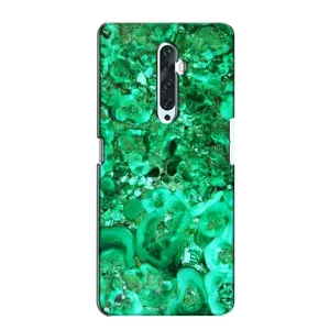 Мраморний чехол на Oppo Reno 2Z (VPrint) (Салатовий Мрамор)