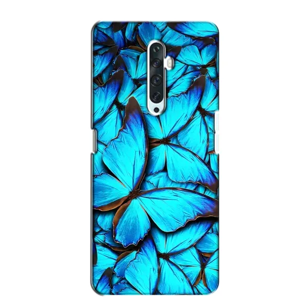 Чехол с принтом «Синие бабочки» для OPPO Reno 2Z Чехол с принтом «Синие бабочки» для OPPO Reno 2Z