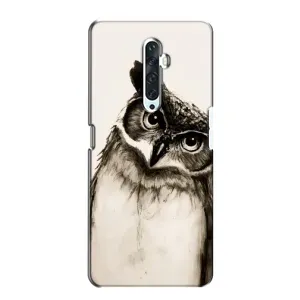 Чохол з пташками на Oppo Reno 2Z (VPrint) (Сова)