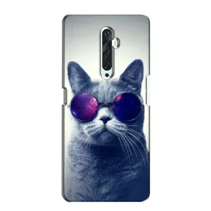 Чохол з принтом для Oppo Reno 2Z (AlphaPrint) Модні коти (Стильний кіт)