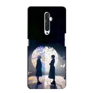 Чехлы Венсдей на Oppo Reno 2Z Уэнсдей (AlphaPrint) (Уэнздей и Инид)