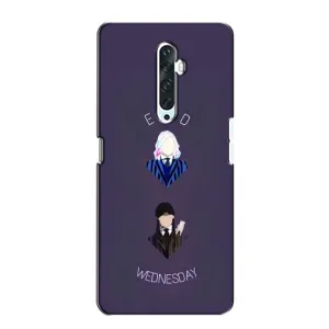 Чехлы Венсдей на Oppo Reno 2Z Уэнсдей (AlphaPrint) (Уэнздей и подруга)