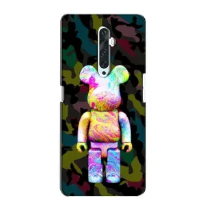 Чехлы для Oppo Reno 2Z - Bearbrick Louis Vuitton (PREMIUMPrint) (Яркий Bearbrick)