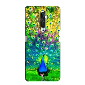 Чохол з пташками на Oppo Reno 2Z (VPrint) (Яскравий Павлин)