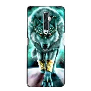 Защитные чехлы для Оппо Рено 2з (AlphaPrint) (ХИТ продаж) ВОЛК