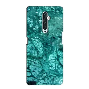 Мраморний чехол на Oppo Reno 2Z (VPrint) (Зелений мрамор)