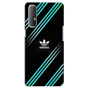 Чохли Адидас для Oppo Reno 3 Pro (AlphaPrint) (Адідас з полосами)