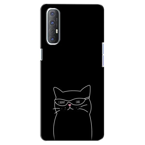 Чехол с принтом «Равнодушный кот» для OPPO Reno 3 Pro Чехол с принтом «Равнодушный кот» для OPPO Reno 3 Pro