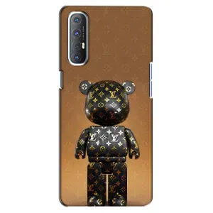 Чехлы для Oppo Reno 3 Pro - Bearbrick Louis Vuitton (PREMIUMPrint)