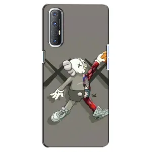 Чехлы для Oppo Reno 3 Pro - Bearbrick Louis Vuitton (PREMIUMPrint) (Беарбрик Джордан)