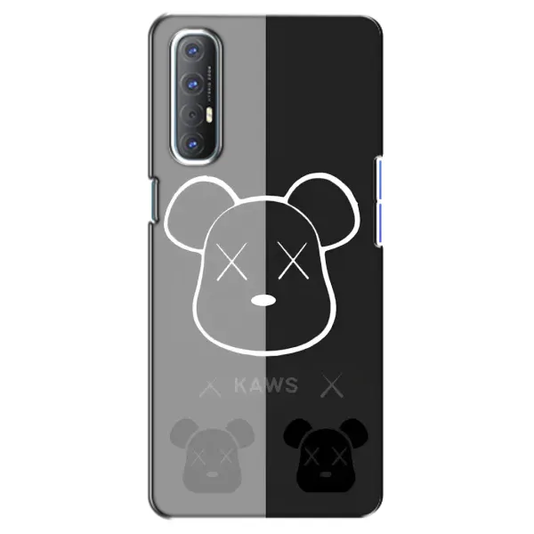 Чехол с принтом «БеарБрик глаза» для OPPO Reno 3 Pro