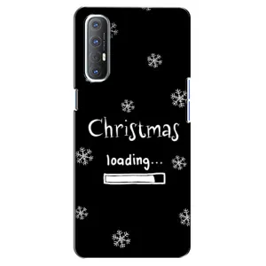 Рождественские, Праздничные Чехлы для Оппо Рено 3 Про (Christmas loading)