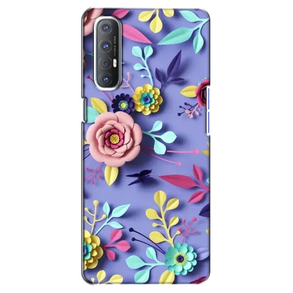 Чехол с принтом «Цветочный дизайн» для OPPO Reno 3 Pro Чехол с принтом «Цветочный дизайн» для OPPO Reno 3 Pro