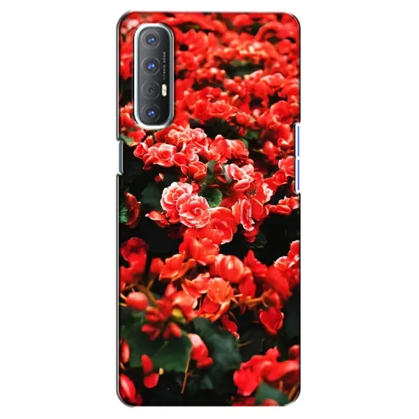 Чехол с принтом «Цветы красные» для OPPO Reno 3 Pro Чехол с принтом «Цветы красные» для OPPO Reno 3 Pro