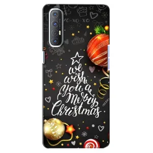 Рождественские Чехлы для Oppo Reno 3 Pro (VPrint) (Елочка)