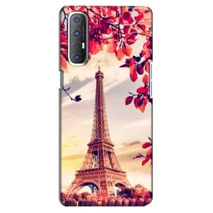 Чохол Ейфелева Вежа Oppo Reno 3 Pro - (AlphaPrint) (Ейфелева Вежа)