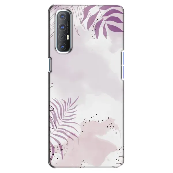 Чехол с принтом «Фиолетовые листья» для OPPO Reno 3 Pro Чехол с принтом «Фиолетовые листья» для OPPO Reno 3 Pro
