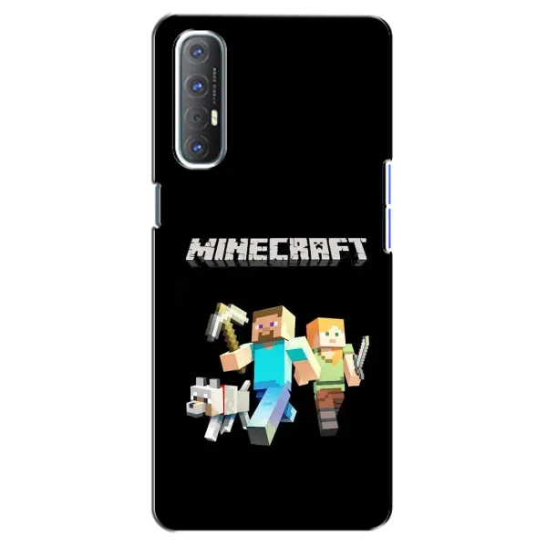 Чехол с принтом «герои Minecraft» для OPPO Reno 3 Pro