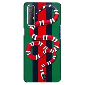 Чохли  GUCCI для OPPO Reno 3 Pro (AlphaPrint) (Gucci змія)