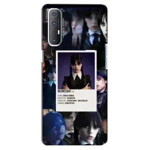 Чохли Венсдей на Oppo Reno 3 Pro Уенсдей (AlphaPrint) (колаж Венздей)