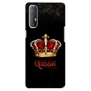 Чехол с Короной Оппо Рено 3 Про - (AlphaPrint) (Корона короля)