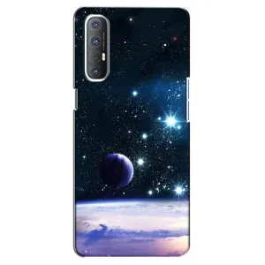Космические Чехлы для Оппо Рено 3 Про (VPrint) (Космический вид)