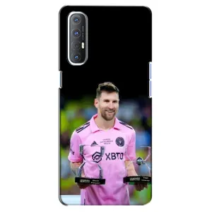 Чохли для OPPO Reno 3 Pro - Лео Мессі Маямі (Кубки Мессі)