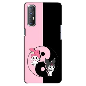 Чехол с кроликом Куроми на Oppo Reno 3 Pro (Куроми Инь Янь)