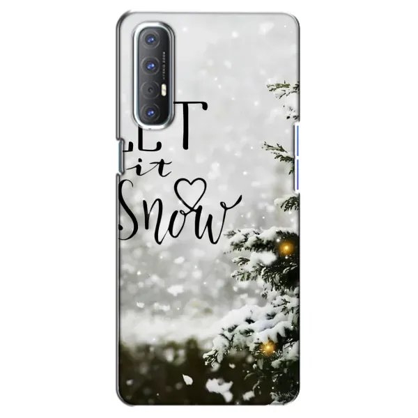 Чехол с принтом «Let it snow» для OPPO Reno 3 Pro Чехол с принтом «Let it snow» для OPPO Reno 3 Pro