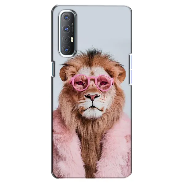 Чехол с принтом «Лев в очках» для OPPO Reno 3 Pro