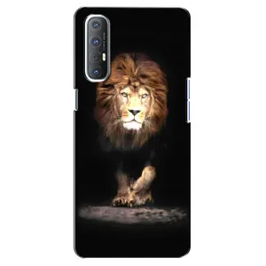 Чохол з картинкою ЛЕВ для Oppo Reno 3 Pro (VPrint) (Лев)