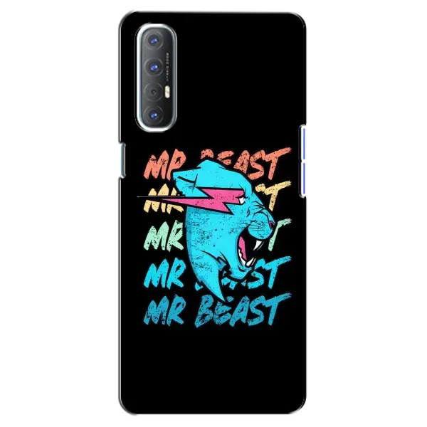 Чохол з принтом «logo Mr beast» для OPPO Reno 3 Pro