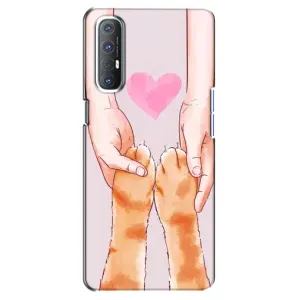 Чохол на OPPO Reno 3 Pro з Котиками (VPrint) (Любовь до котиків)