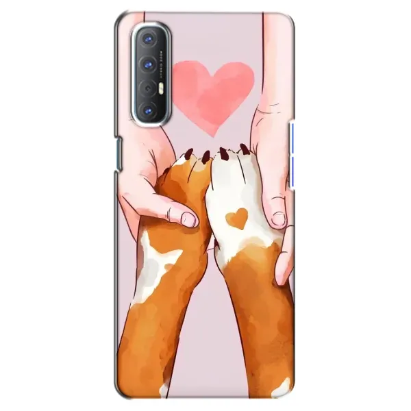 Чехол с принтом «Любовь к собакам» для OPPO Reno 3 Pro