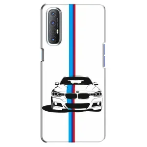 Чохол для OPPO Reno 3 Pro - з принтом БМВ (AlphaPrint) (Машина БМВ)