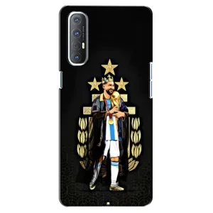 Чохли для Oppo Reno 3 Pro (Leo чемпіон) (AlphaPrint) (Мессі Король)