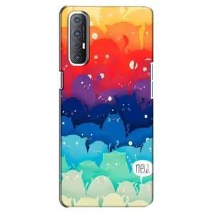 Чохол на OPPO Reno 3 Pro з Котиками (VPrint) (Mew)