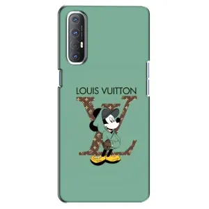 Чохли Луі Вітон для Oppo Reno 3 Pro (AlphaPrint - LOUIS VUITTON) (Міккі Маус LV)