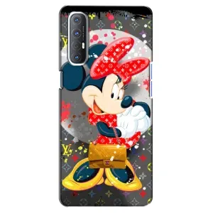Чехол Disney Mouse Oppo Reno 3 Pro (PREMIUMPrint) (Minni с бантиком)
