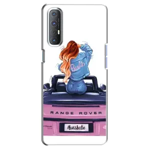 Чехол с печатью для Oppo Reno 3 Pro - (Мода) (AlphaPrint) (На машине)