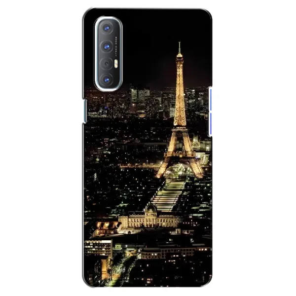 Чехол с принтом «Ночной Париж» для OPPO Reno 3 Pro