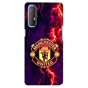 Чохол Манчестер Юнайтед для OPPO Reno 3 Pro (AlphaPrint) (вогняний Манчестер)