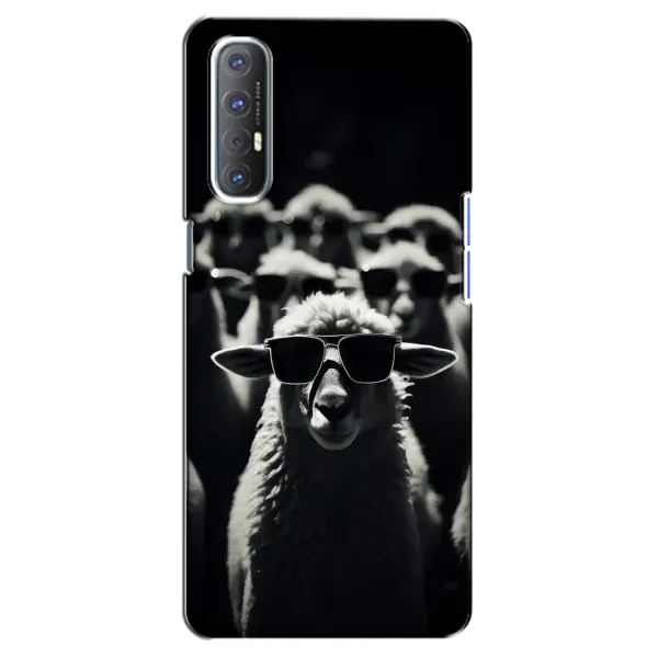 Чехол с принтом «Овечка в очках» для OPPO Reno 3 Pro