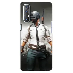 Чехол PUBG для Оппо Рено 3 Про (AlphaPrint)