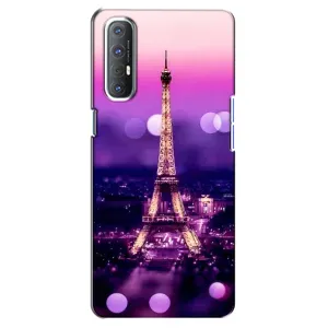 Чехол Эйфелева Башня для Oppo Reno 3 Pro - (AlphaPrint)